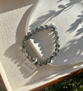 Stretchy Natural Black Rutile Quartz Bracelet, Genuine Crystal Bracelet, Fits up to 16.8cm wrist (26-065）