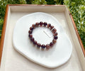 Purple Lepidolite Gemstone Bracelet: Healing Stone Jewelry, 10mm Beads, fits up to 15.8cm wrist（25-214)