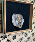 Healing Crystal, Large Double-Terminated Herkimer Diamond Enhydro Quartz with Moving Sand & Giant Bubble Inclusion(34.9g) (26-128)