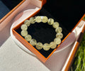 Gold Libyan Desert Glass square beads Bracelet: Tektite Beads, 13.5mm+ beads, Fits up to 17.5cm wrist (GH-46)