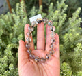 Healing Crystal, Herkimer Diamond Crystal beads Bracelet, Raw Golden Clay Quartz, 11.5mm beads, fits up to 17cm wrist (26-086)