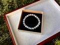 Natural Snowflake phantom Crystal bracelet, Natural Snowflake phantom quartz, genuine crystal bracelet