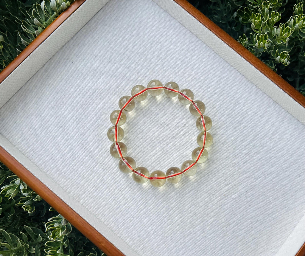 Premium Select High Grade Brazilian Genuine Chunky Citrine Crystal Bracelet - 12mm, Wealth Stone, Solar Plexus Chakra (GH-008)