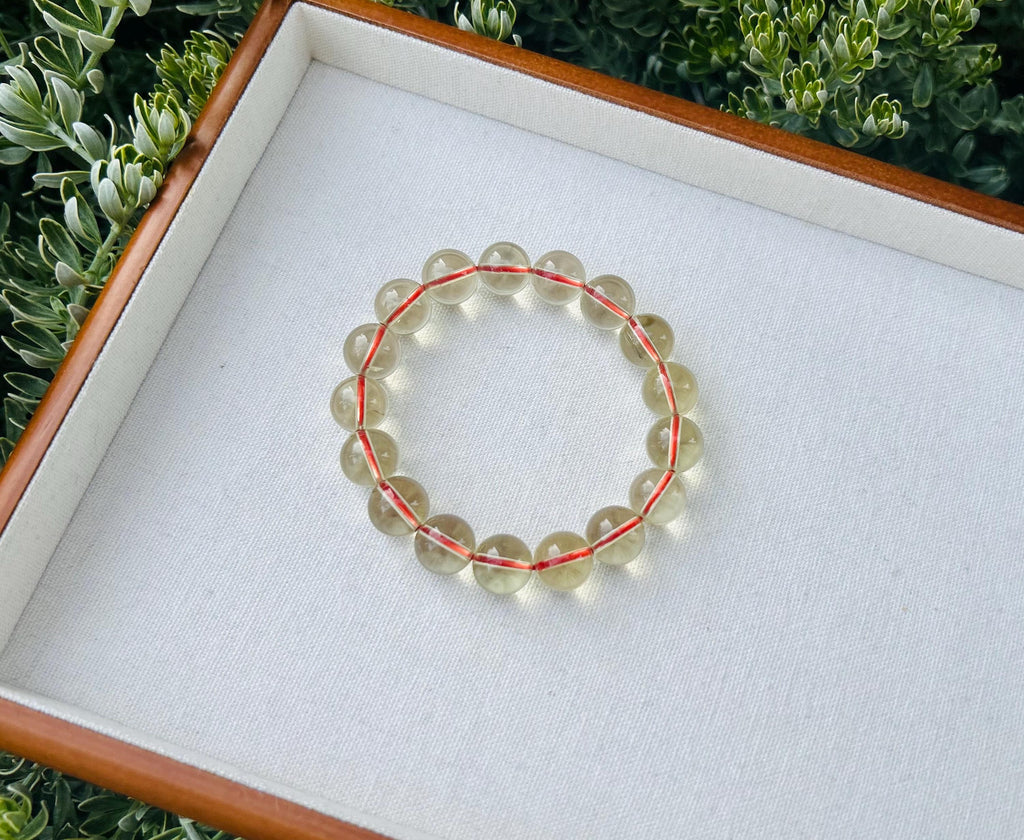 Premium Select High Grade Brazilian Genuine Chunky Citrine Crystal Bracelet - 12mm, Wealth Stone, Solar Plexus Chakra (GH-008)
