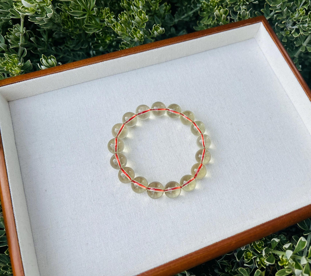 Premium Select High Grade Brazilian Genuine Chunky Citrine Crystal Bracelet - 12mm, Wealth Stone, Solar Plexus Chakra (GH-008)
