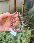 Clear Natural amethyst beads bracelet featuring, 9mm Amethyst Crystal Stretchy Bracelet, fits up to 16cm wrist (26-164)